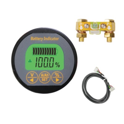 Round capacity indicator 8-70V 50A