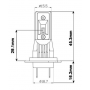 H7 4000Lm LED bulb kit