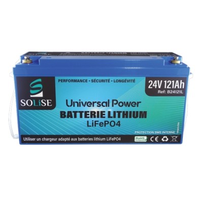 Batterie lithium 24V 121Ah LiFePO4