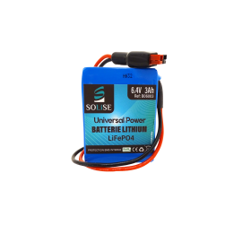 Batterie lithium 6V 3Ah LiFePO4 Solise