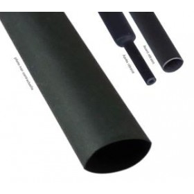 Gaine thermorétractable noire 10mm au mètre