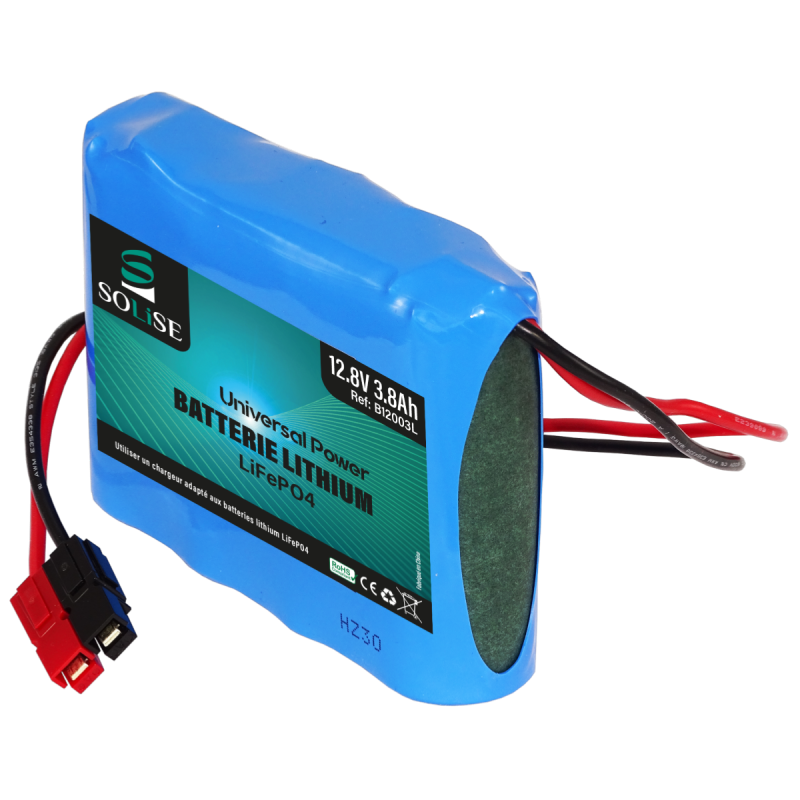 Batterie lithium pour alarme 12V 3,2Ah