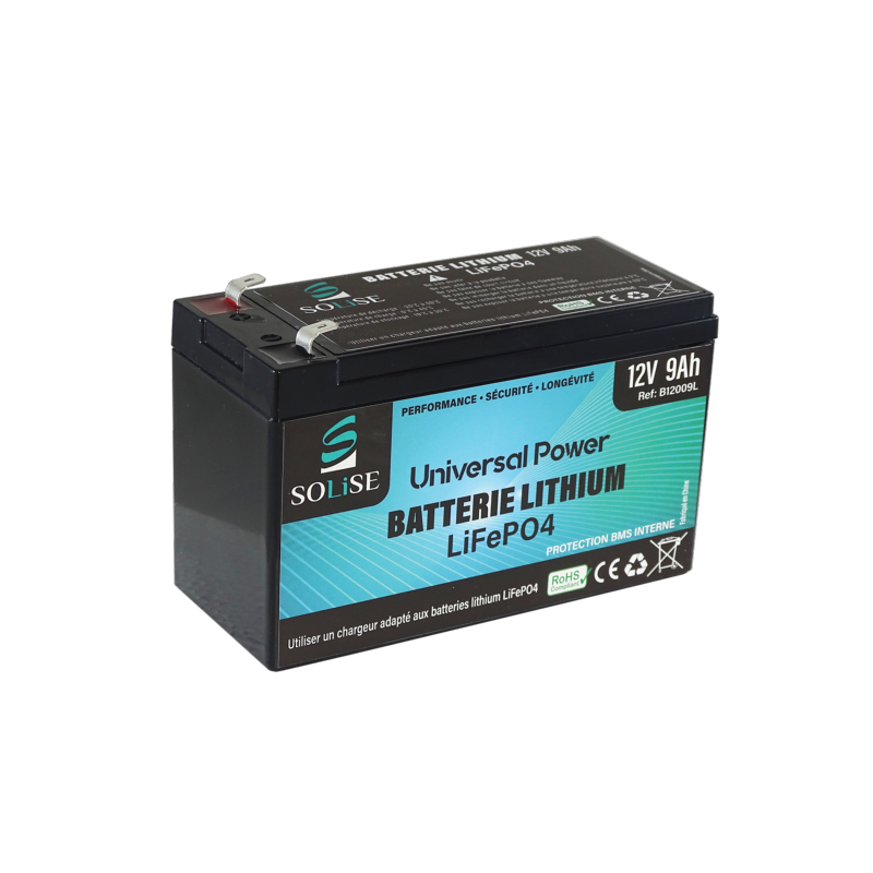 Batterie lithium 12V 9Ah
