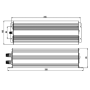 Onduleur 1000W 12V DC à 220V AC