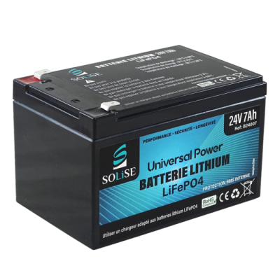 Batterie lithium pour chariot de golf électrique 24V 7,2Ah 18 trous