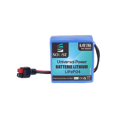 Batterie lithium 6V 3Ah LiFePO4 Solise