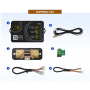 Bluetooth 10V-80V capacity indicator